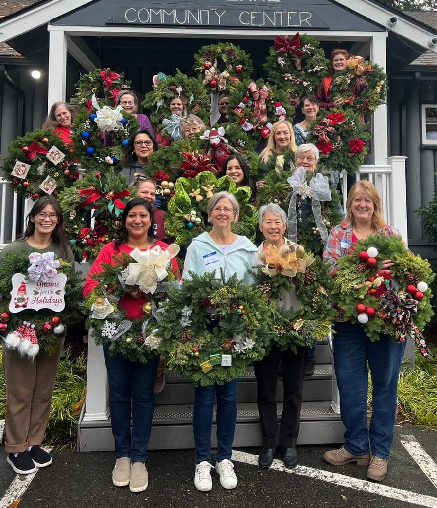Community Wreath Decorating Event